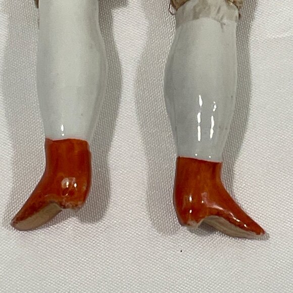 HERTWIG GERMAN ANTIQUE CHINA DOLL c.1880, Genuine - Picture 13 of 16